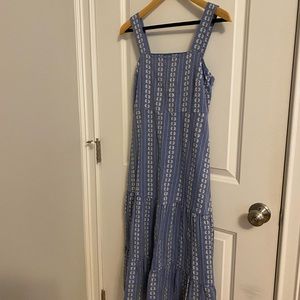 Madewell tiered button back dress